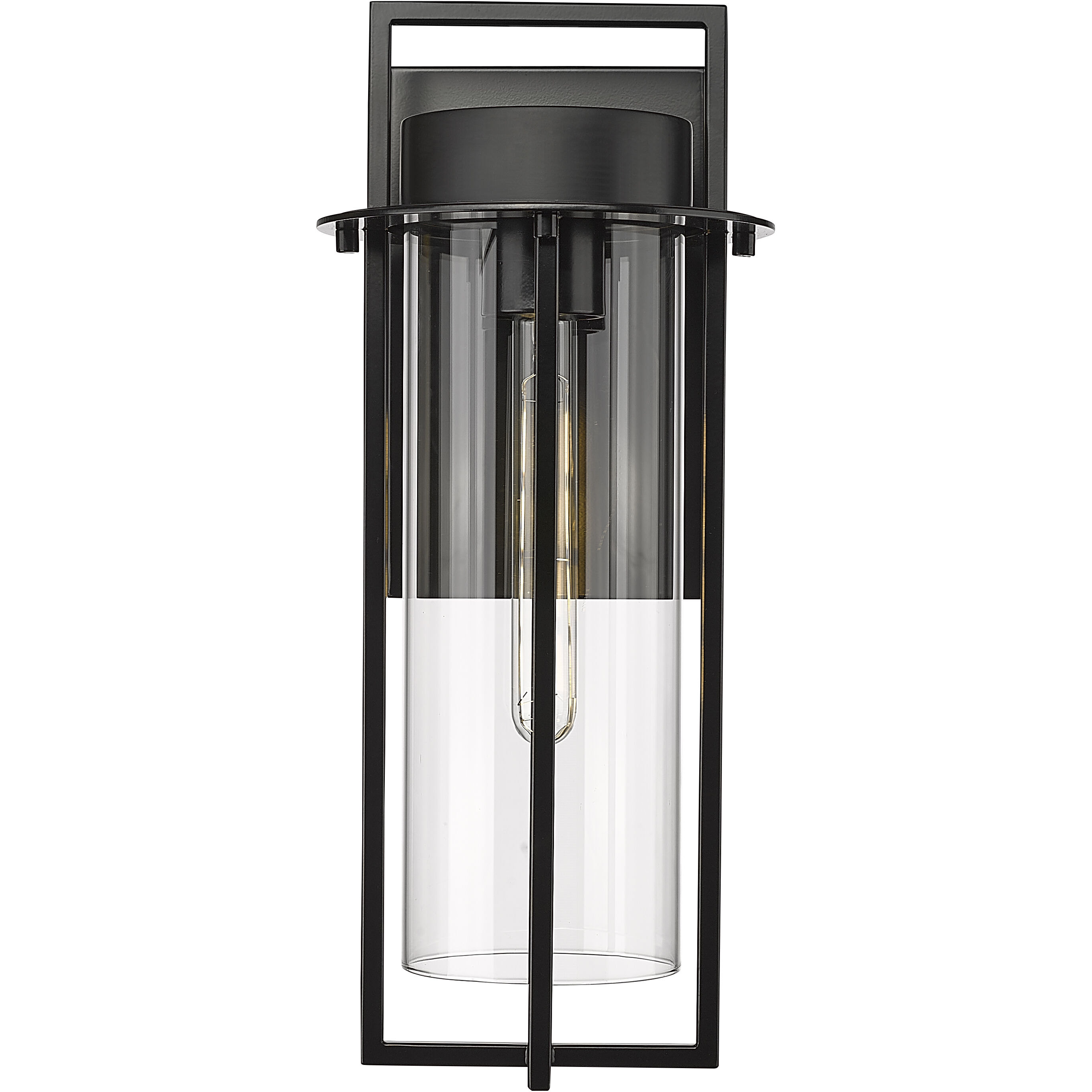 Russell 1 Light 18.75 inch Powder Coated Black Outdoor Wall Sconce